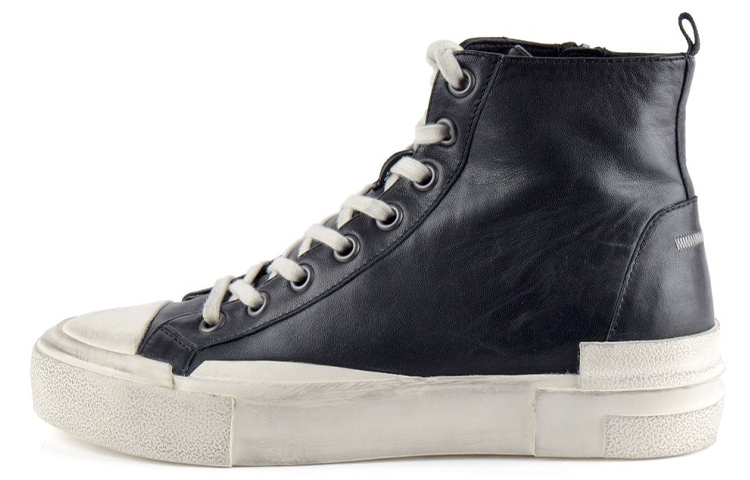 (Women) Ash Ghably Bis 'Black Leather High-Top' SS21-V-134423-001