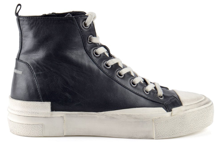 Order (W) アッシュ・ガブリ ブラックレザーハイカット SS21-V-134423-001