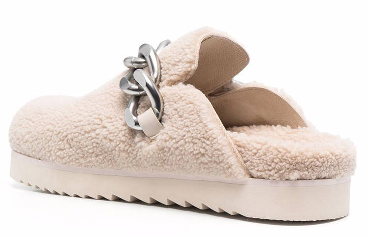 (W) Ash Ghost 'Chain Wool Fashion Slide - White' 圖 3