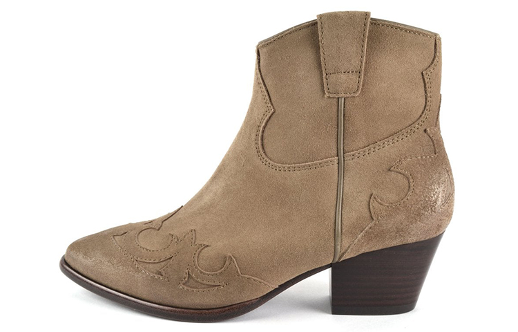 Buy (W) 애쉬 할로우 스웨이드 앵클부츠 (연갈색) FW20-M-133884-004