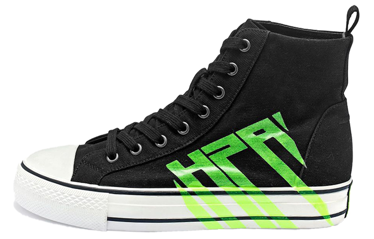 Buy (W) Ash高帮时尚板鞋‘涂鸦黑’ SS19-V-130507-003