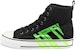 (W) Ash High-Top Fashion Sneakers 'Grafiti Hitam' SS19-V-130507-003
