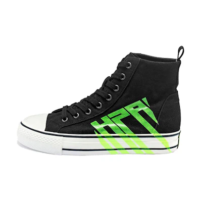 (W) Ash High-Top Fashion Sneakers 'Graffiti Black'