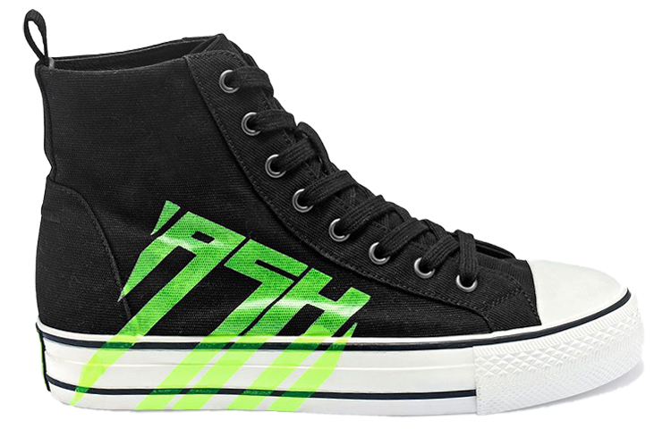 (W) Ash High-Top Fashion Sneakers 'Graffiti Black' 圖 2