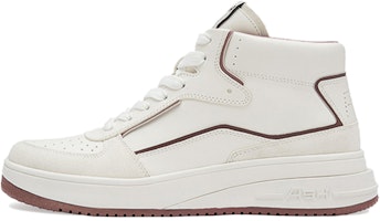 (Women) Ash High-Top Platform Sneaker 'Peace White Red Brown' AL340L4000103 (Women) Ash High-Top Platform Sneaker 'Peace White Red Brown' AL340L4000103