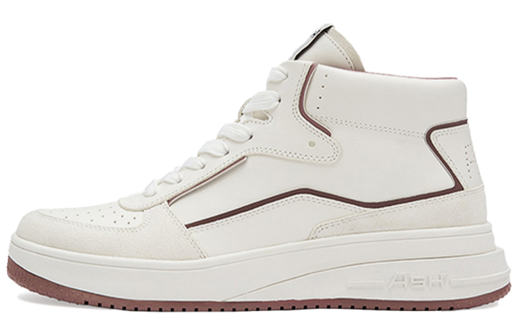 (Women) Ash High-Top Platform Sneaker 'Peace White Red Brown' AL340L4000103
