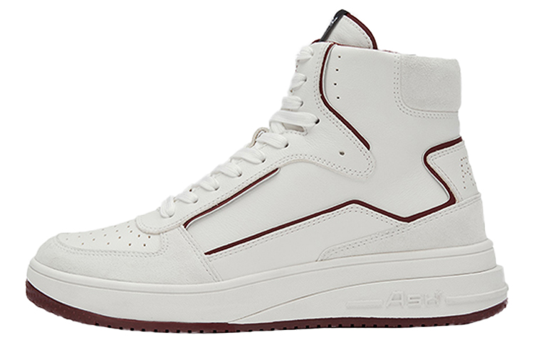 (W) Ash High-Top Sneaker 'White Red'