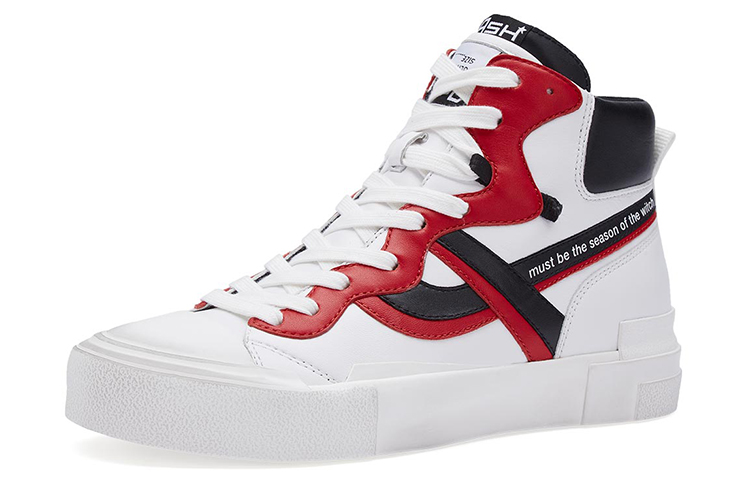 (W) Ash High-Top Sneaker 'White Red Black' 圖 2