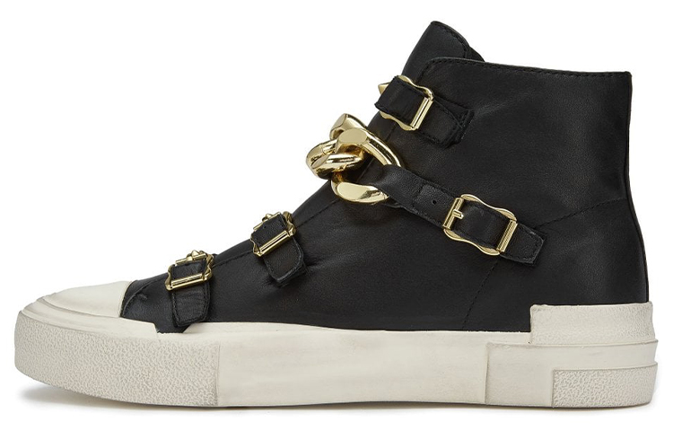 (W) Ash High-Top Sneakers 'Galaxy Chain Black'
