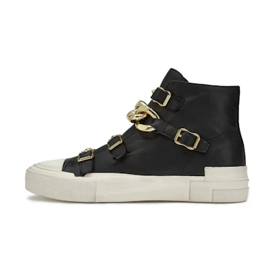(W) Ash High-Top Sneakers 'Galaxy Chain Black'