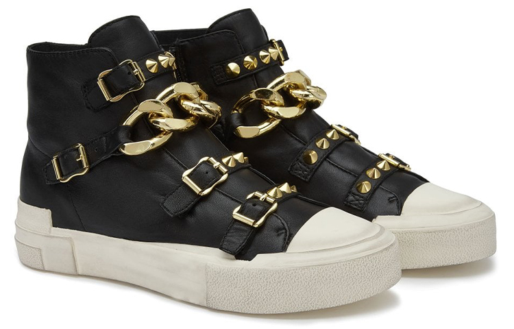 (W) Ash High-Top Sneakers 'Galaxy Chain Black' 圖 3