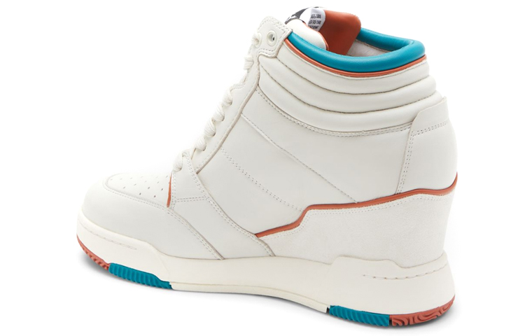 (W) Ash High-Top Wedge Sneaker 'White Green' 圖 4