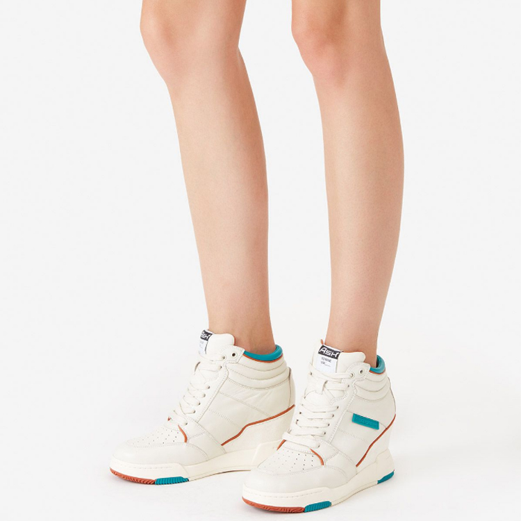 Details for (W) Baskets Compensées Hautes Ash ''Blanc Vert'' FW20-S-134570-001