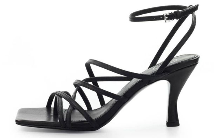 (Women) Ash High Heeled Sandal 'Cross-Strap Black' S21MAYA01