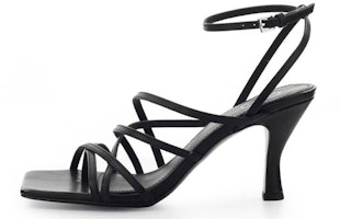 (Women) Ash High Heeled Sandal 'Cross-Strap Black' S21MAYA01 (Women) Ash High Heeled Sandal 'Cross-Strap Black' S21MAYA01