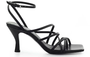 Order (W) Ash High Heeled Sandal ''Schwarz mit Kreuzriemen'' S21MAYA01