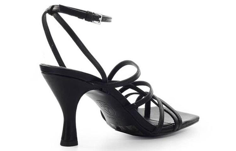 Shop (Women) Ash High Heeled Sandal 'Cross-Strap Black' S21MAYA01