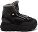 Order (W) Ash Kasut Platform Tinggi Kasual 'Bulu Hitam Palsu' FW20-S-134378-001