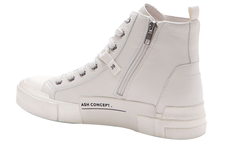 (W) Ash High Top Fashion Sneaker 'White Sheepskin' 圖 3