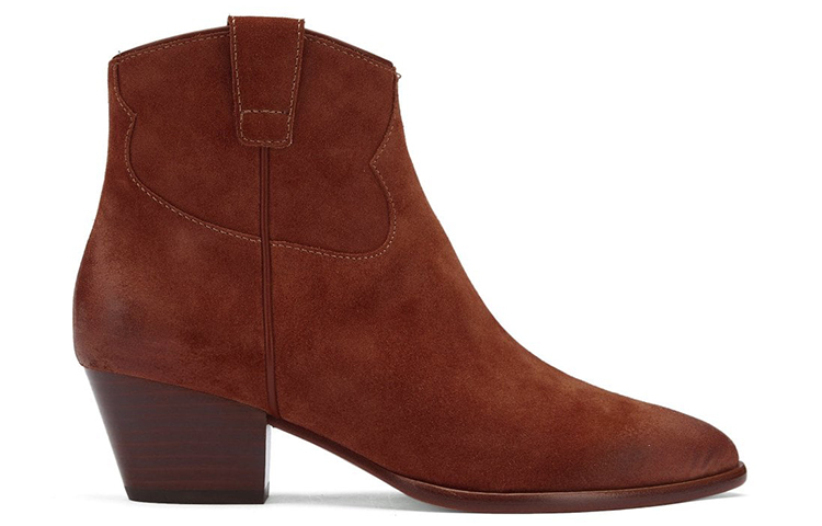 (W) Ash Houston 'Warm Mocha Suede Ankle Boot' 圖 2