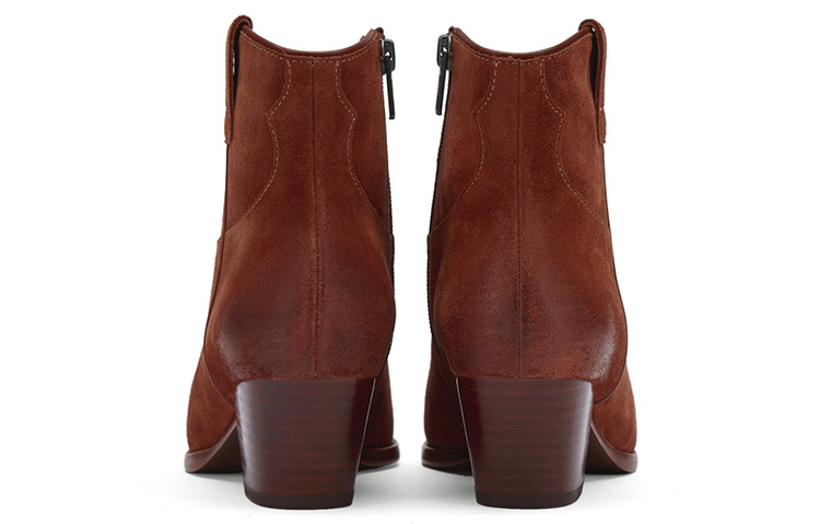 (W) Ash Houston 'Warm Mocha Suede Ankle Boot' 圖 4
