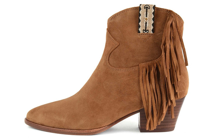 (Women) Ash Hysteria 'Tassel Suede Brown' SS21-M-135031-002