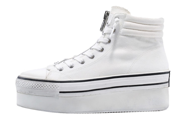 Buy (W) Ash Jagger Mid-Top Retro 'Kanvas Putih' AK140F40050