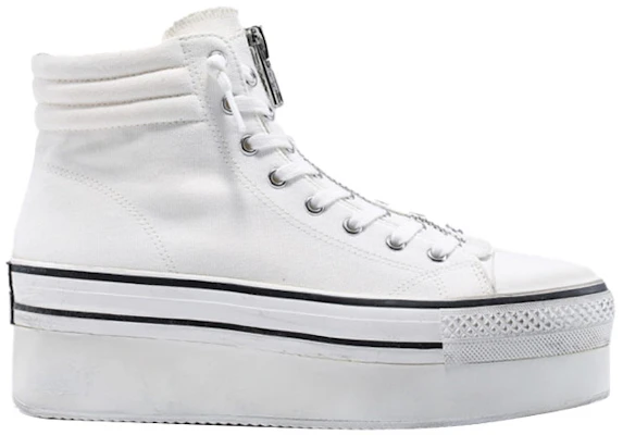 (W) Ash Jagger Mid-Top Retro 'Kanvas Putih' AK140F40050 Order (W) Ash Jagger Mid-Top Retro 'Kanvas Putih' AK140F40050