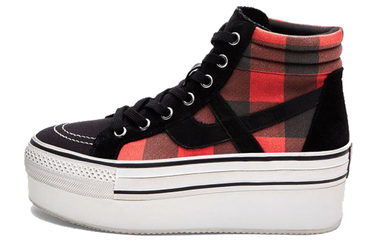 (W) Ash Jimmy High 'Black Red Check'