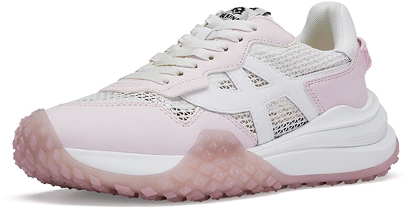 ASH JOKER BE KIND系列 織物牛皮運動休閒鞋 女款 粉白 Order ASH JOKER BE KIND系列 織物牛皮運動休閒鞋 女款 粉白