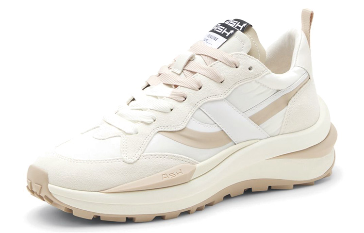 Order (W) 灰烬色皮革休闲鞋「米色」 SS21-S-134787-012
