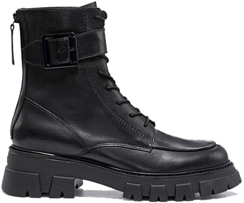 (W) Ash Lewis 'Bota Plataforma Martin Negra con Hebilla Británica' FW20-M-133976-002 Order (W) Ash Lewis 'Bota Plataforma Martin Negra con Hebilla Británica' FW20-M-133976-002