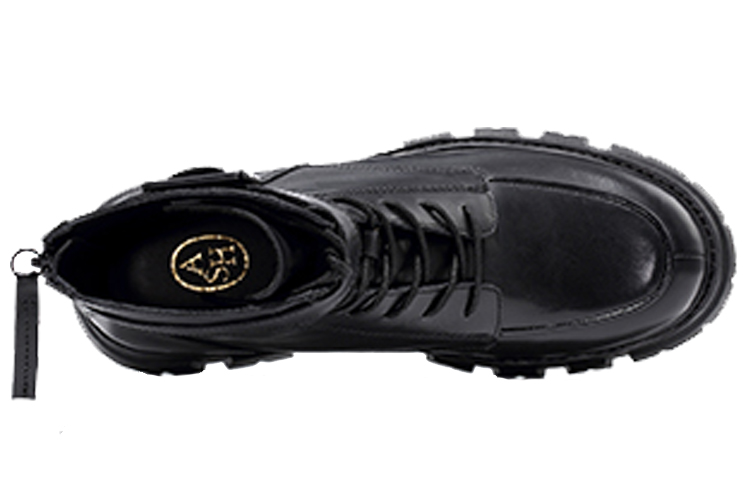 Lookbook (W) アッシュルイス  英式バックルプラットフォームブーツ (黒) FW20-M-133976-002