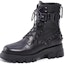 Buy (W) Botas Plataforma de Cuero Negro con Tachuelas Ash Lewis AM324L22036