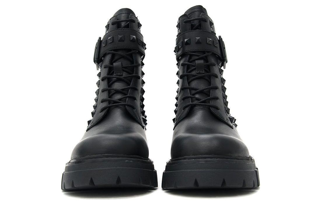 (W) Ash Lewis Studs 'Black Zip Martin Boots' 圖 5
