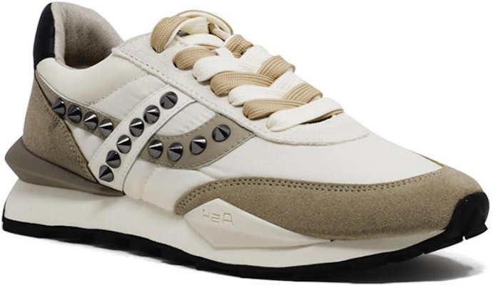 ASH 頭層牛皮 戶外百搭 低幫 生活休閒鞋 3cm 女款 白棕 Order ASH 頭層牛皮 戶外百搭 低幫 生活休閒鞋 3cm 女款 白棕