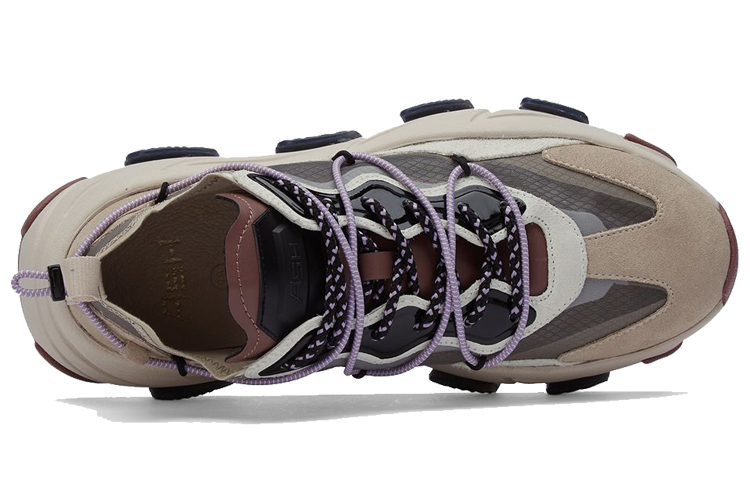 (W) Ash Low Top Leather Running Sneakers 'Khaki' 圖 4