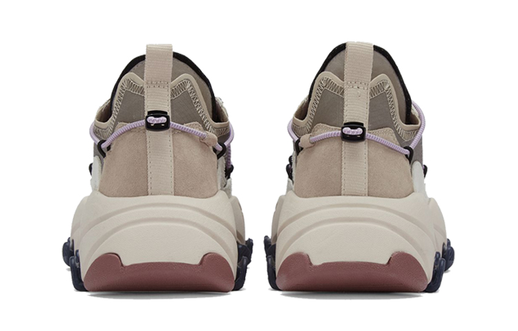 (W) Ash Low Top Leather Running Sneakers 'Khaki' 圖 5