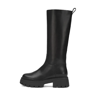 (W) Ash Lucky High Top 'Smooth Black Leather'