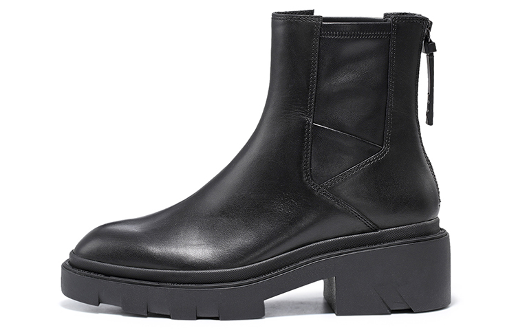 (Women) Ash Magma 'Black Chunky Short Boot' AK324L2205999
