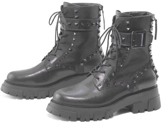 (W) Ash Marten Boots 'Studded Black' Sepatu Boots Hitam Berpaku AK324L22052 Shop (W) Ash Marten Boots 'Studded Black' Sepatu Boots Hitam Berpaku AK324L22052