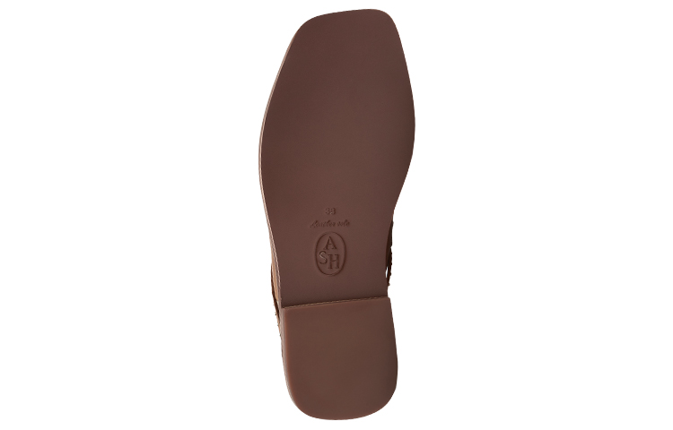 (W) Ash Med Retro Slides 'Studded Metal Leather Brown' 圖 5