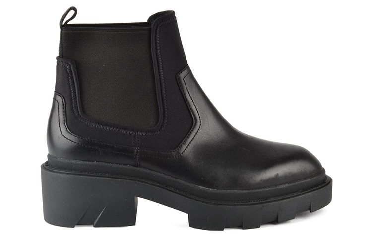 (W) Ash Metro Leather Chunky Chelsea Boots 'Black' 圖 2