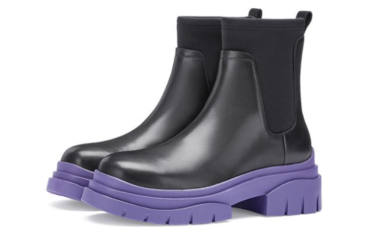 (W) Ash Mid-Top Chelsea Boot 'Black Purple' 圖 3