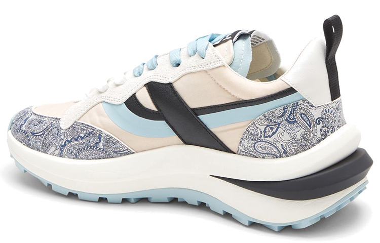 (W) Ash Mixed Leather Sneakers 'Beige Navy' 圖 3