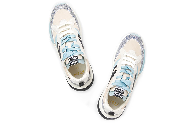 (W) Ash Mixed Leather Sneakers 'Beige Navy' 圖 4