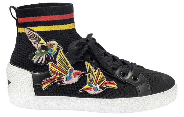 (W) Ash Ninja Birds High-Top Sneaker 'Black Embroidery' 圖 2