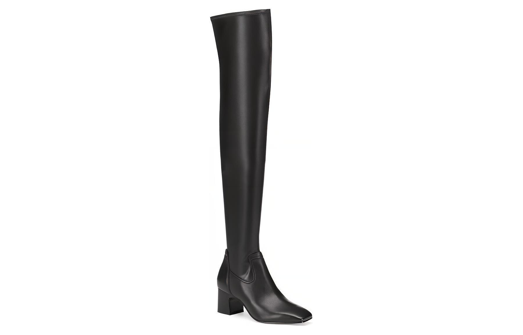 (W) Ash Over-the-Knee Boots 'Black Leather' 圖 2