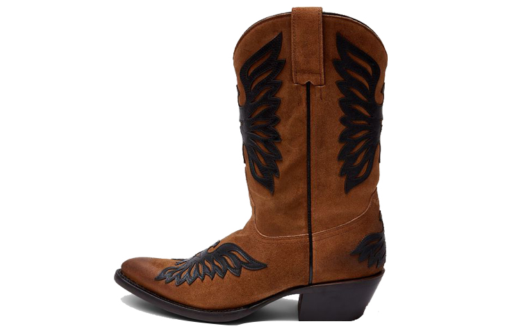 (W) Ash Pablo 'Leather Applique Brown'