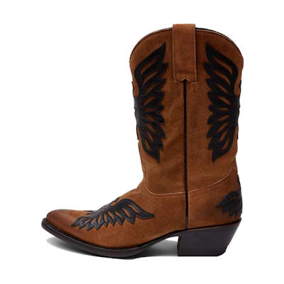 (W) Ash Pablo 'Leather Applique Brown'